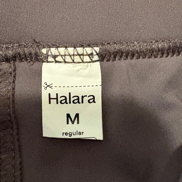 Halara Black Wide Leg High Waisted Pleated Pants Women's Size M Regular - Picture 5 of 6